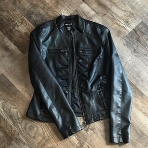 BOGO 50% OFF Black Faux Leather Jacket